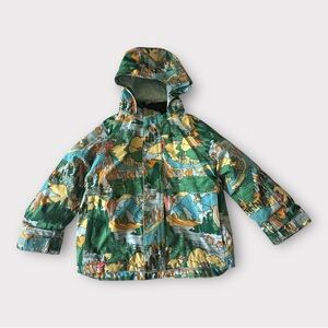 Burton Kids' Green and Blue Jacket